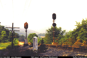 C&O Signal: Golf Course (Westbound)